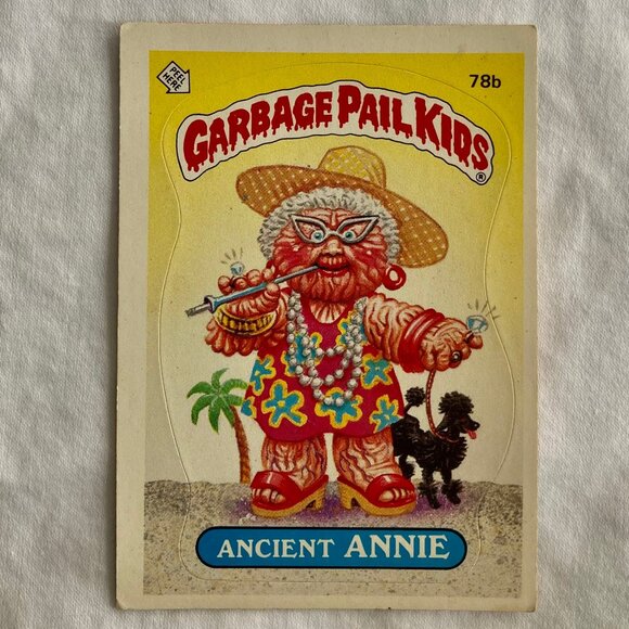 Garbage Pail Kids Card 1985 Topps - 78b Ancient Annie